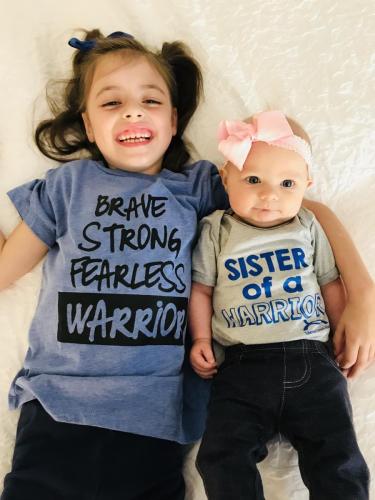 Brynleigh and Sister Warrior Shirts 2020